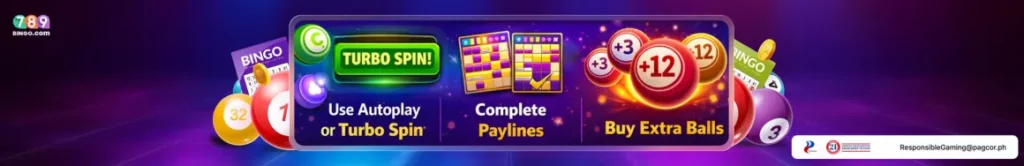 Jackpot Bingo Autoplay Turbo Spin Paylines Extra Balls