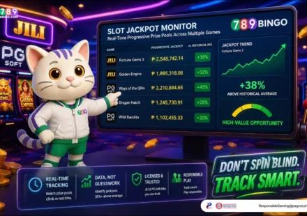 Lucky Cat and the Slot Jackpot Monitor