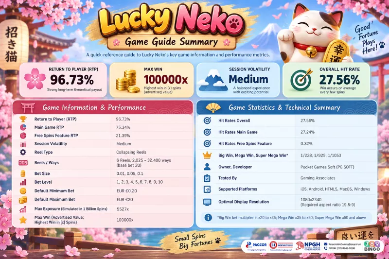 Lucky Neko Game Guide Summary