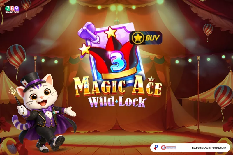 Magic Ace Wild Lock themed Lucky Cat