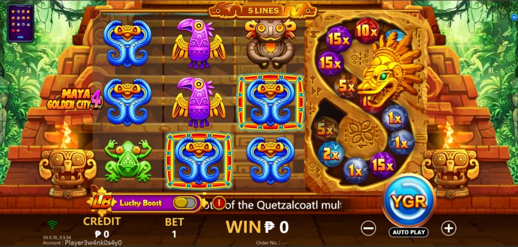 Maya Golden City 4 game interface