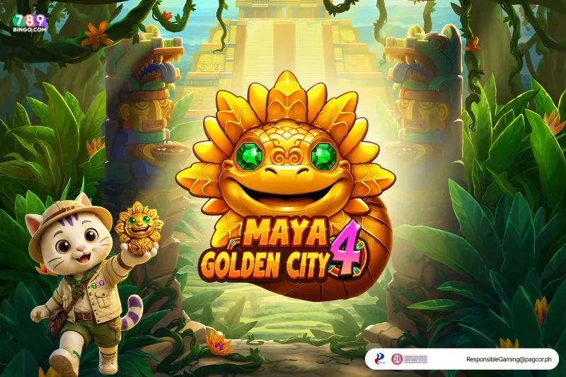 Maya Golden City 4-themed lucky cat