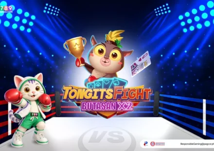 Tongits Fight-themed lucky cat