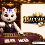 Baccarat C01-themed lucky cat
