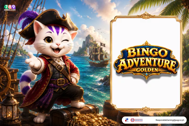 Bingo Adventure themed lucky cat