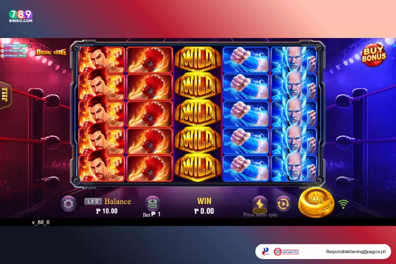 Boxing King game interface