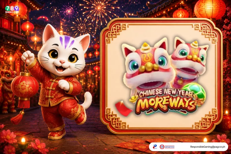 Chinese New Year Moreways-themed lucky cat