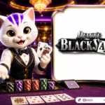 Deluxe Blackjack themed lucky cat