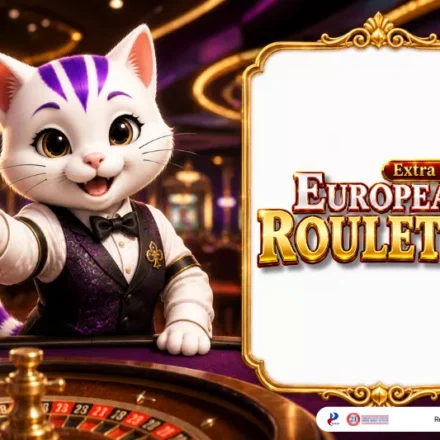 European Roulette themed lucky cat