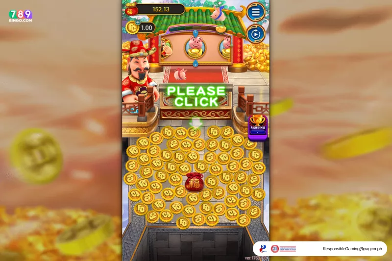 Fa Chai Dozer game interface