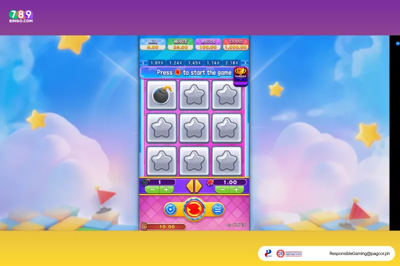 FC Mines game interface