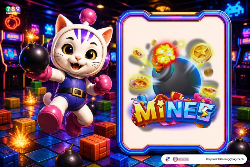 FC Mines-themed lucky cat