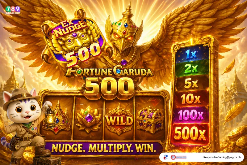 Fortune Garuda 500-themed lucky cat