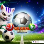 Go Goal Bingo themed lucky cat