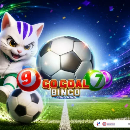 Go Goal Bingo themed lucky cat
