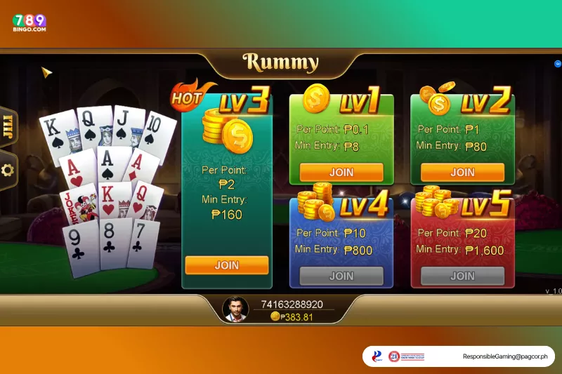 JILI Rummy lobby selection
