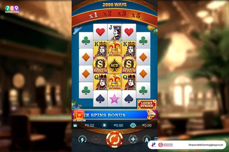 Lucky Ace 2 game interface