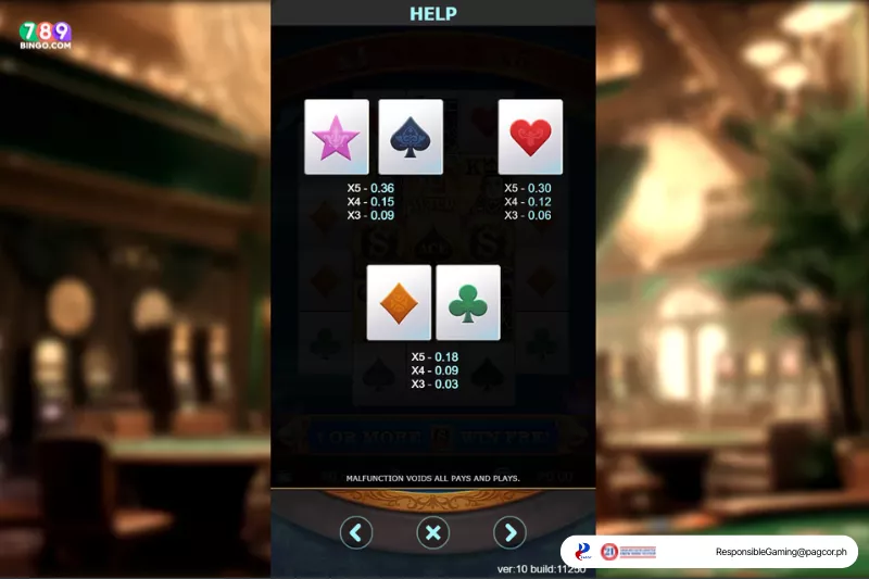Lucky Ace paytable and symbols 3