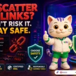 lucky cat on scatter links warning