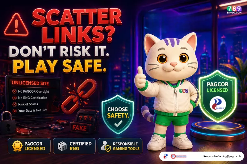 lucky cat on scatter links warning
