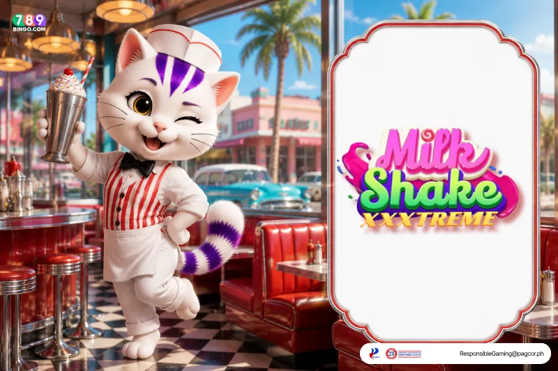 Milkshake XXXtreme themed lucky cat