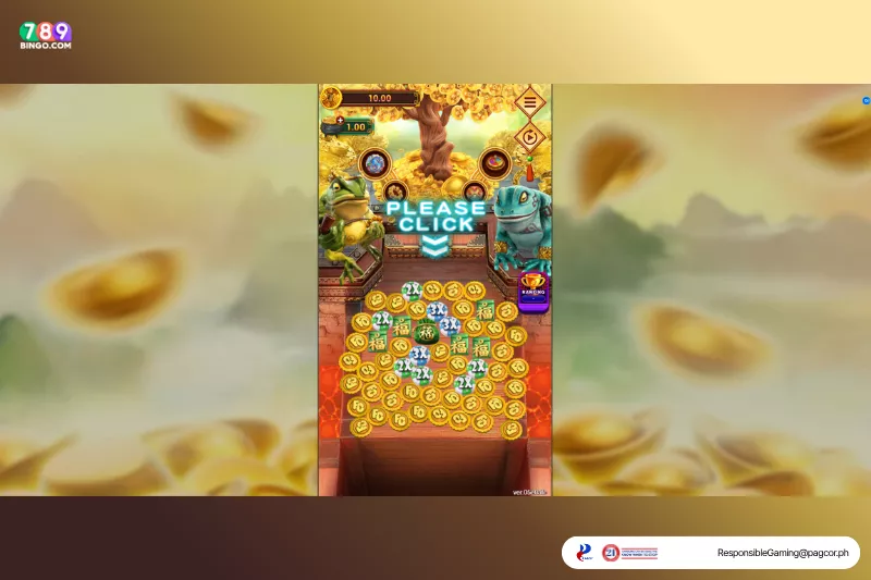 Money Tree Dozer game interface