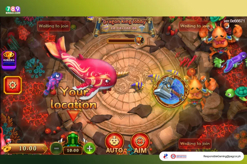 Monkey King Fishing Dragon King lobby