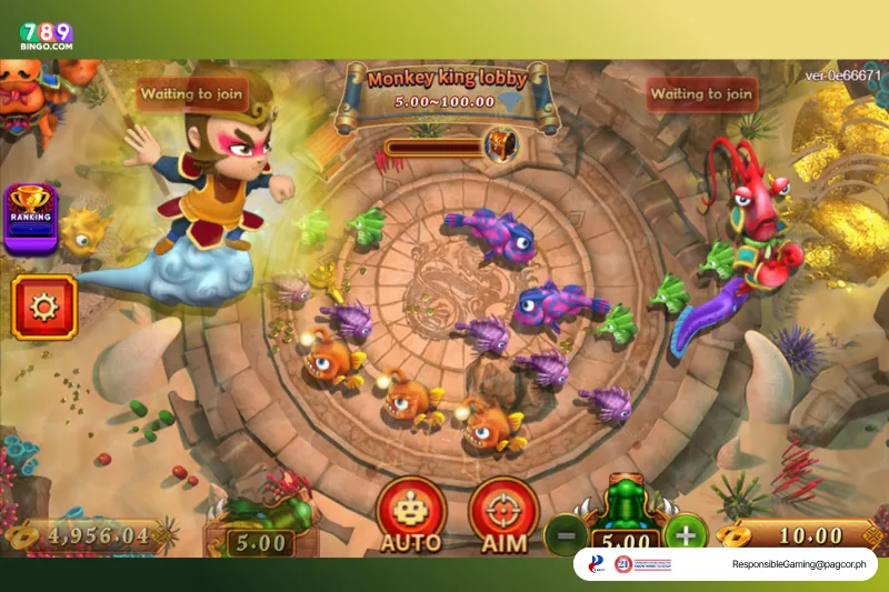 Monkey King Fishing Monkey King lobby