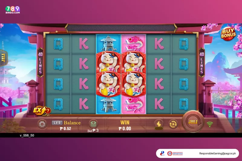 Neko Fortune game interface