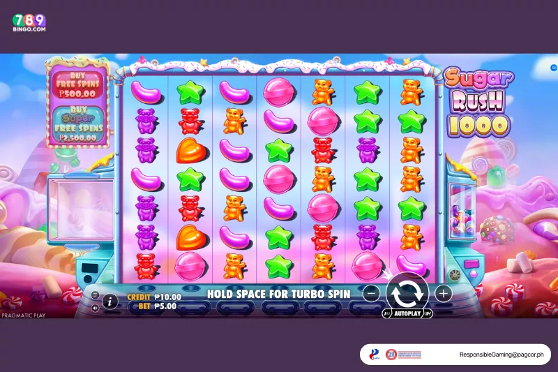 Sugar Rush 1000 game interface