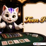 Teen Patti themed lucky cat