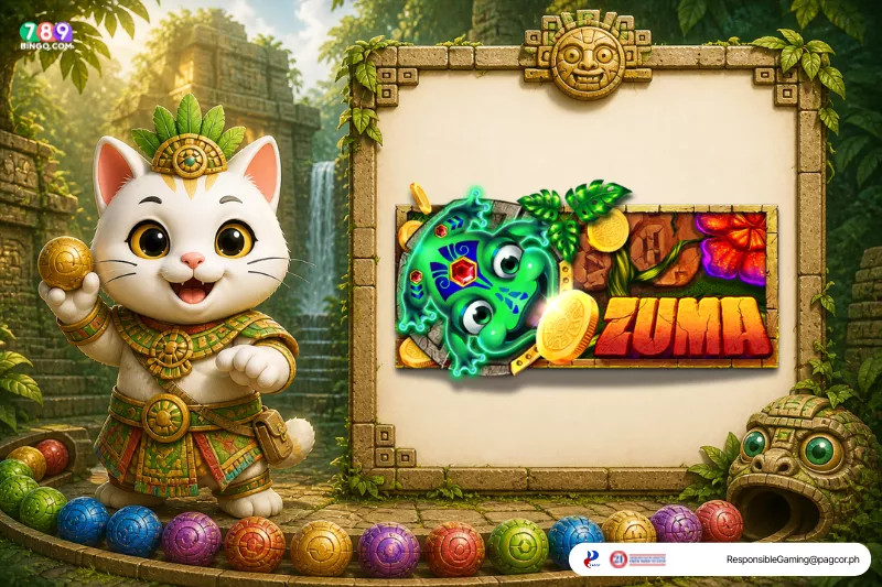 Zuma-themed lucky cat