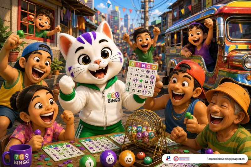 Bingo Filipino themed lucky cat