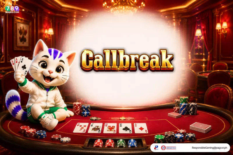 Callbreak demo themed lucky cat