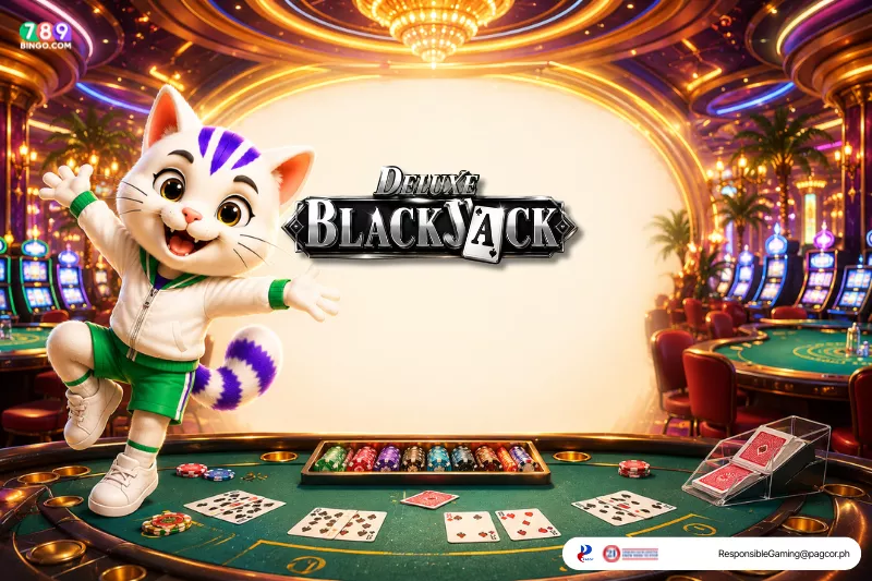 Deluxe Blackjack M demo themed lucky cat