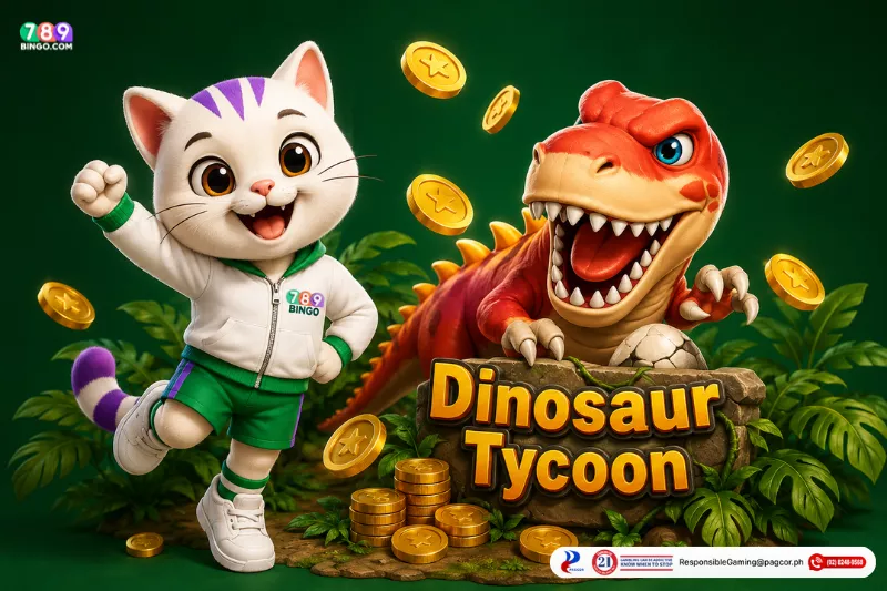 Dinosaur Tycoon Demo themed lucky cat