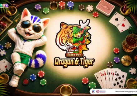 Dragon Tiger demo themed lucky cat
