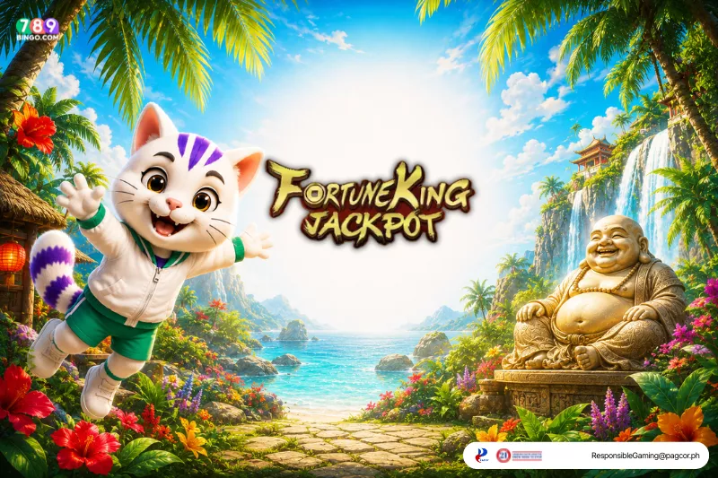 Fortune King Jackpot demo themed lucky cat