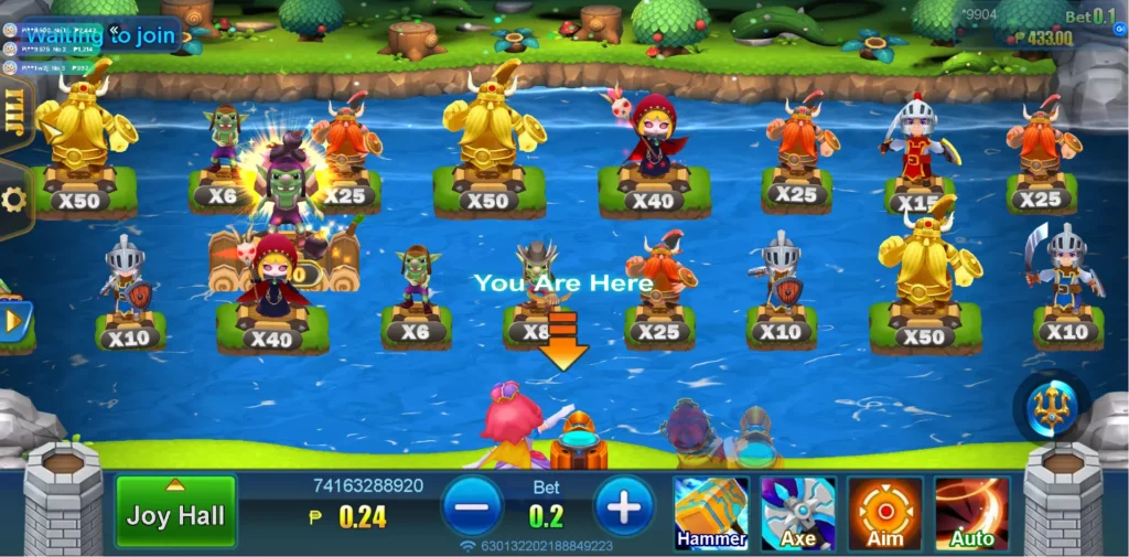 Boom Legend demo game interface