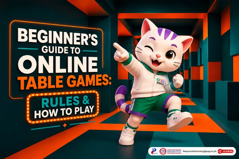 beginner guide to online table games themed lucky cat