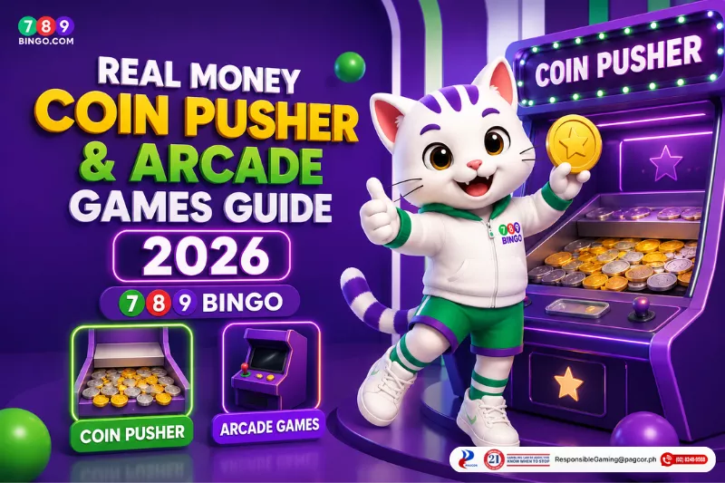 real money coin pusher online themed lucky cat