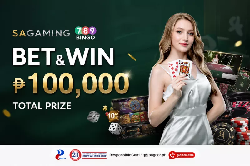 SA Gaming bet & win promo banner