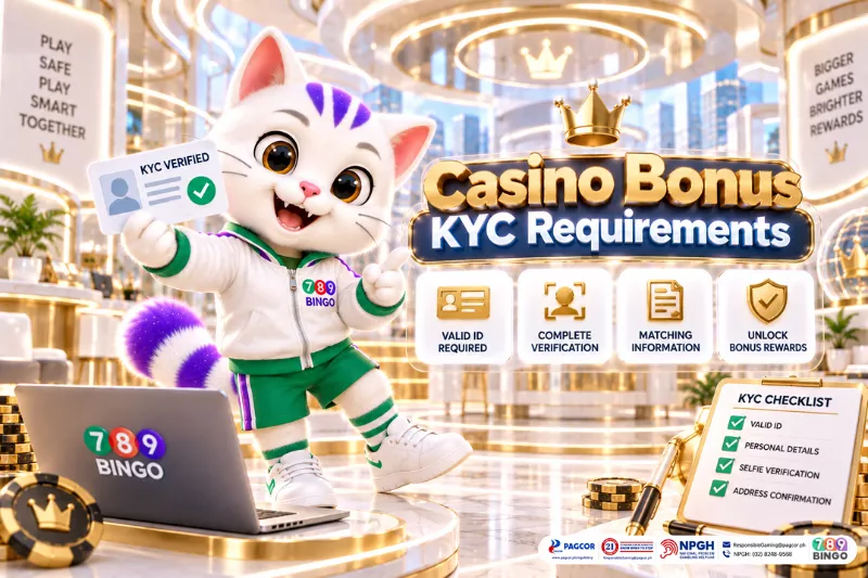 789Bingo lucky cat on casino bonus kyc requirements