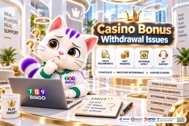 789Bingo lucky cat on casino bonus withdrawal issues