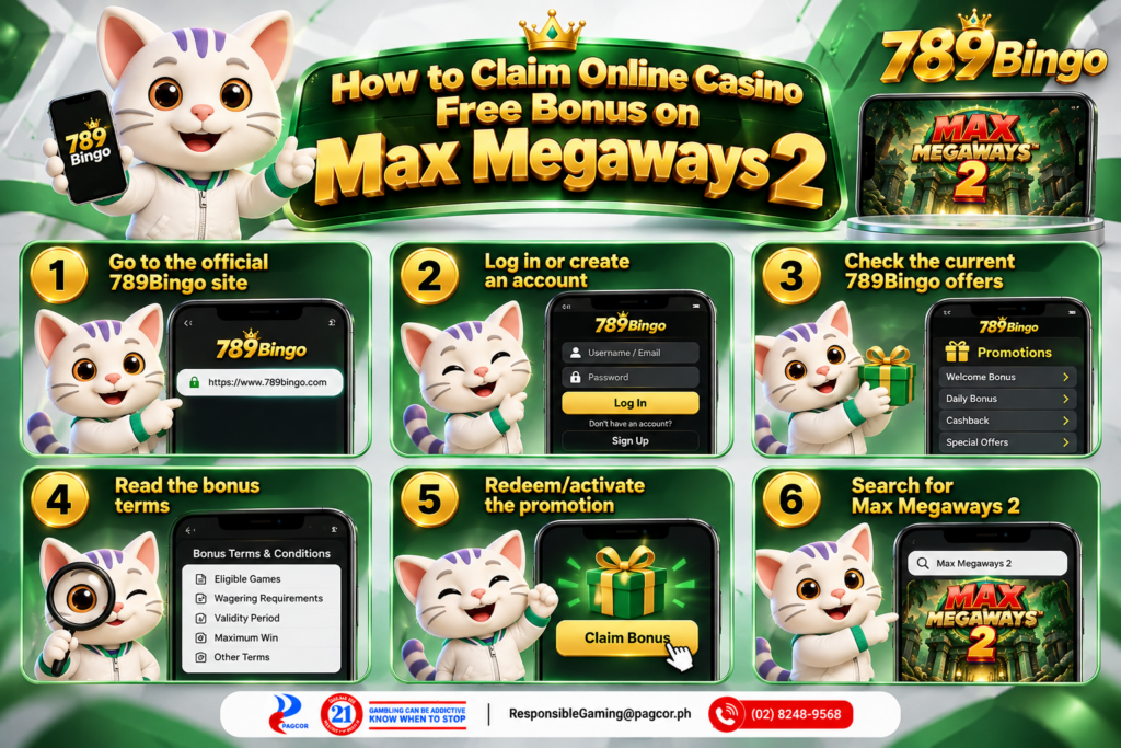 How to Claim an Online Casino Free Bonus for Max Megaways 2