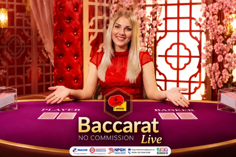 789Bingo, 789, baccarat, a live dealer on No Commission Baccarat by Evolution at 789Bingo