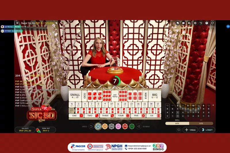 a live dealer on Super Sic Bo by Evolution at 789Bingo game interface