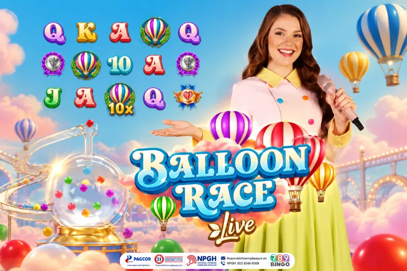 a live host on Balloon Race by Evolution at 789Bingo